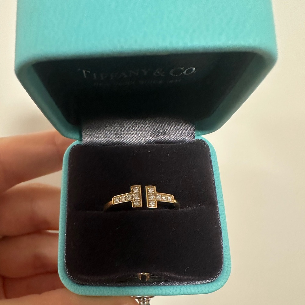 Tiffany & Co. Gold Geometric Ring